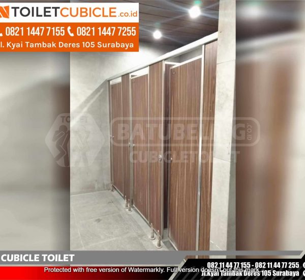 KONTRAKTOR TOILET CUBICLE PVC PROYEK REST AREA TOLL KERTOSONO