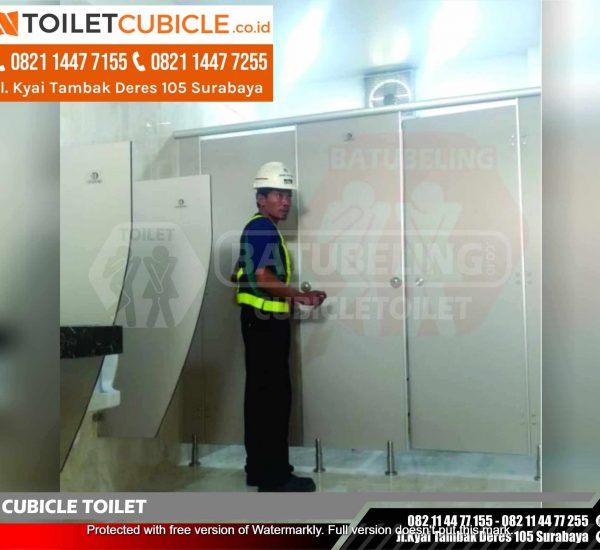 KONTRAKTOR TOILET CUBICLE PVC PROYEK SHELL KENJERAN
