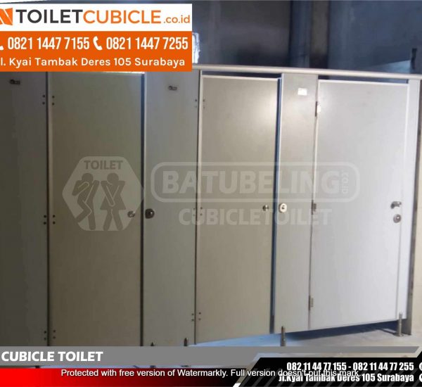 KONTRAKTOR TOILET CUBICLE PVC PROYEK TERMINAL TAMANAN KEDIRI