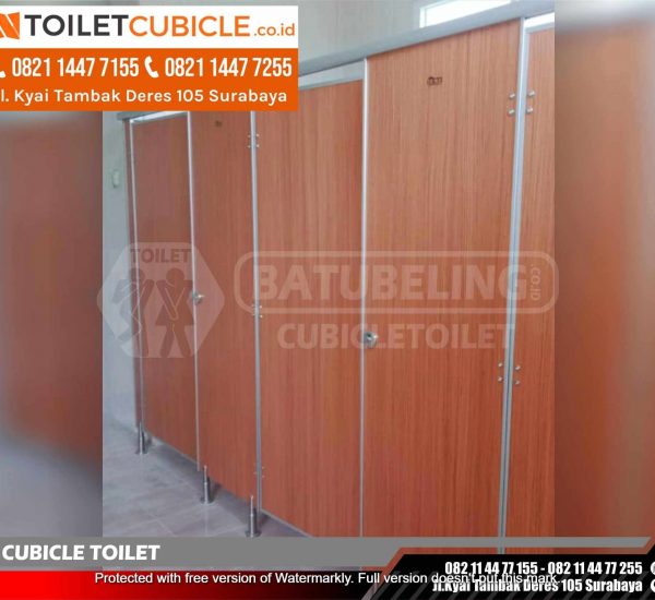 KONTRAKTOR TOILET CUBICLE PVC PROYEK UIN ANTASARI BANJARMASIN