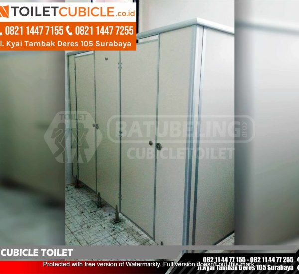 KONTRAKTOR TOILET CUBICLE PVC PROYEK UNIV. NUSA CENDANA KUPANG